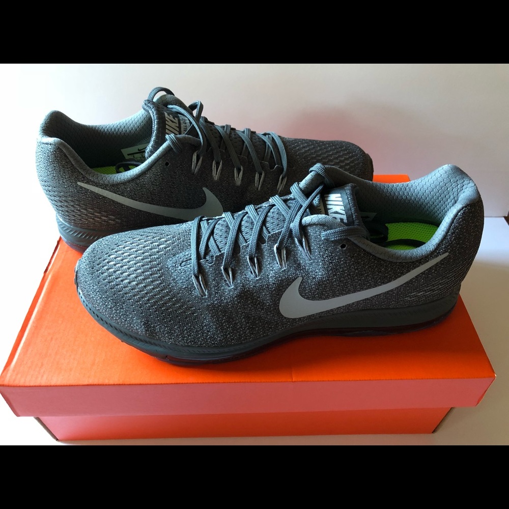 Nike Zoom Running Shoes Gray Size 9 Mens New NIB - Picture 4 of 8